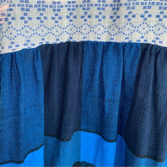 Ace & Jig x Barneys Mixed Media Blue Dress Women’s Small EUC - Picture 11 of 13